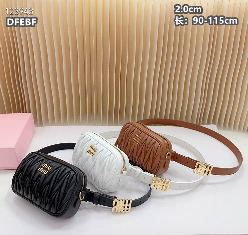 Miumiu belt 20mmX90-115cm 8L08